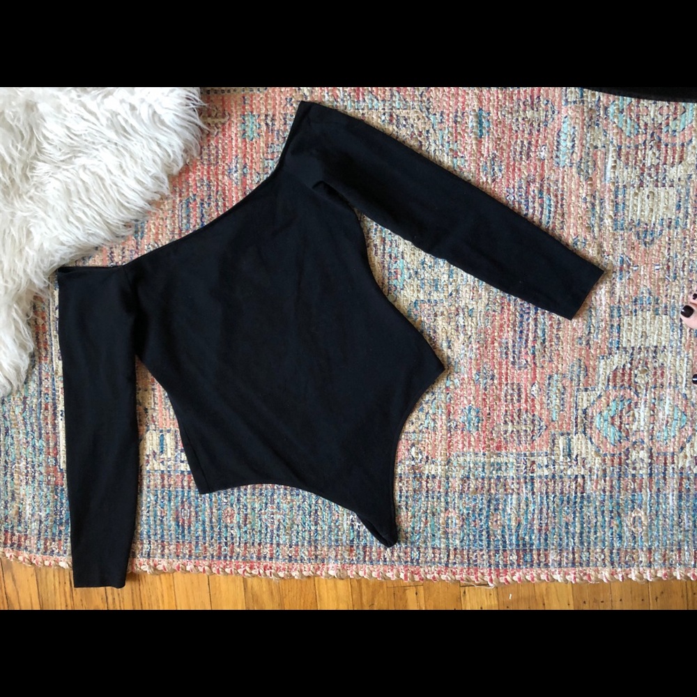 American Apparel off the shoulder onesie